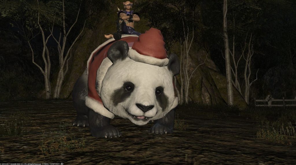 Starlight Polar Bear and Panda ff14 Mods