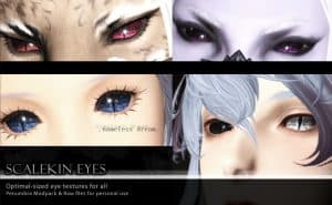 Scalekin and Python eyes v1.2 - ff14 Mods